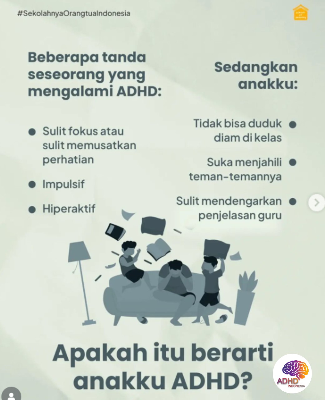 Ciri dan Gejala ADHD pada Anak Usia Dini di Kabupaten Donggala
